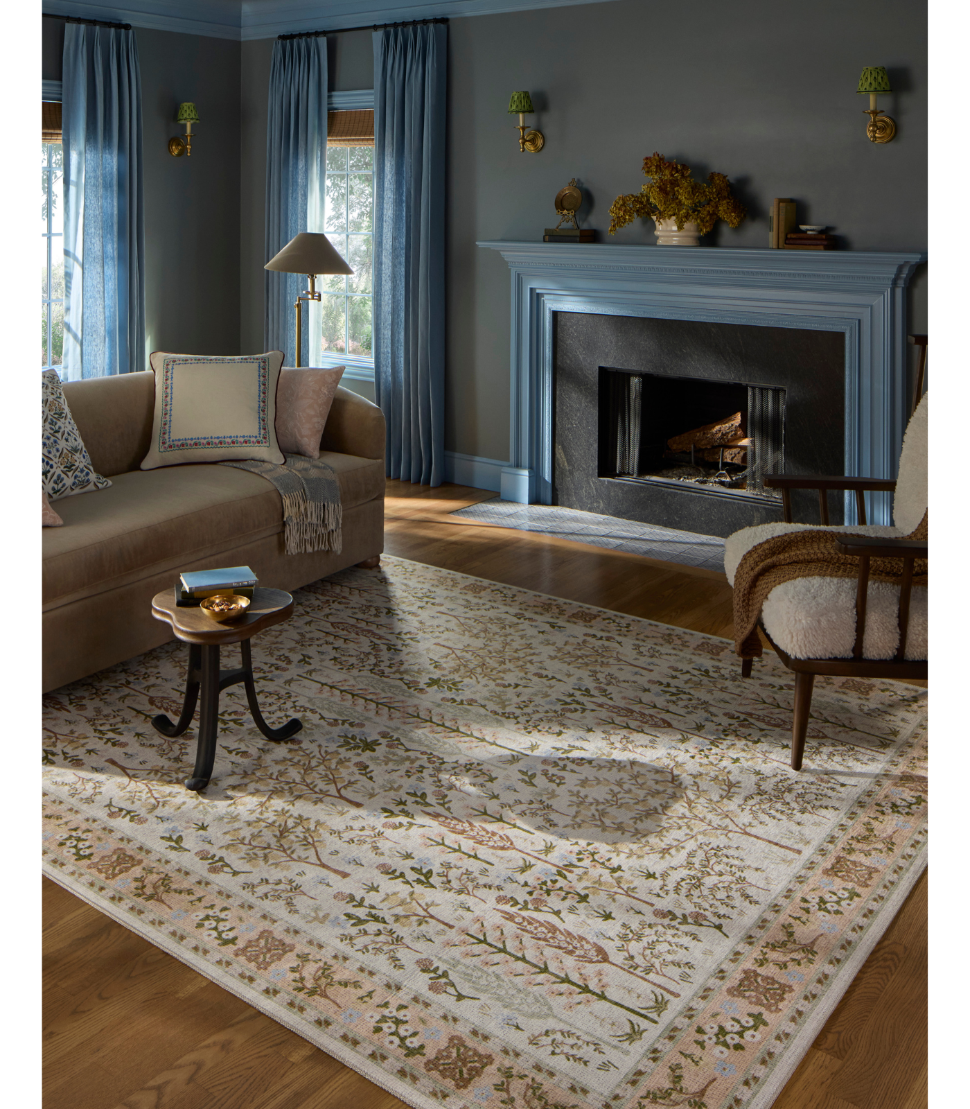 Alfombra Canopy 01 Cream Rifle Paper Co x Loloi (229X290)