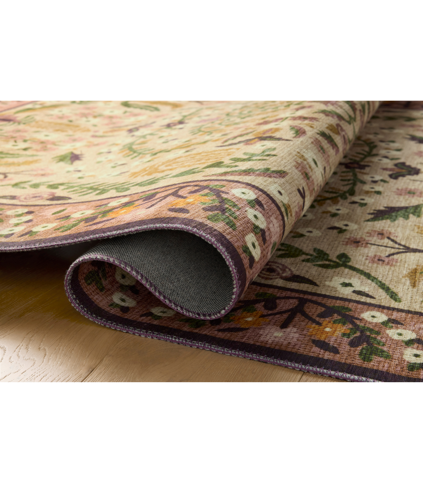 Alfombra Canopy 03 Aubergine Rifle Paper Co x Loloi (183x274)