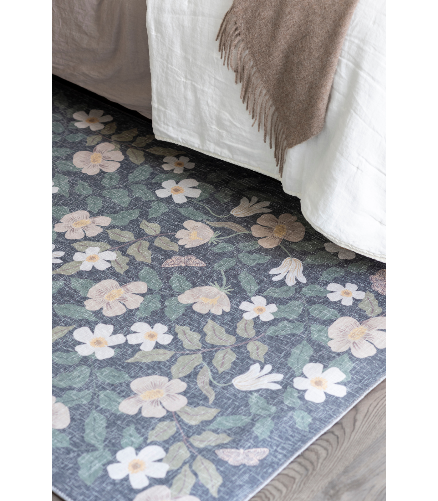 Alfombra Cotswolds 02 Primrose Charcoal Rifle Paper Co. × Loloi (107X169)