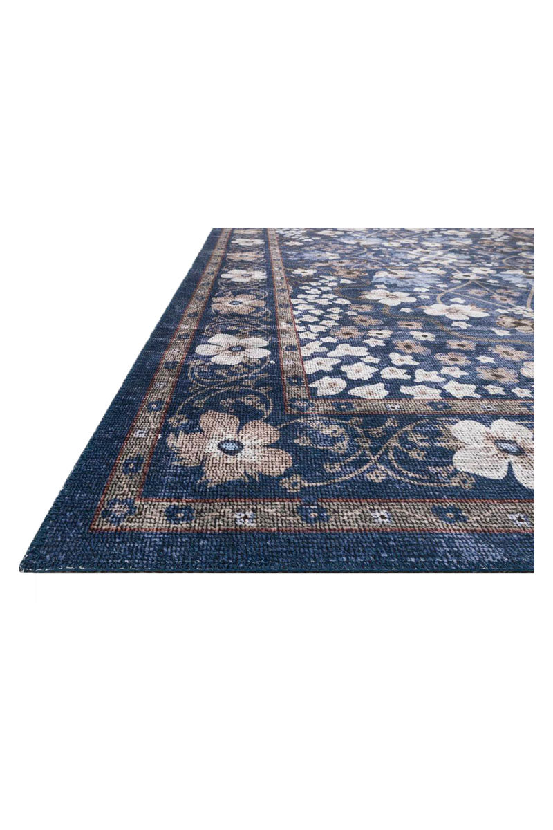 Palais Navy Rifle Paper Co × Loloi (115x176) - Perle&Perle