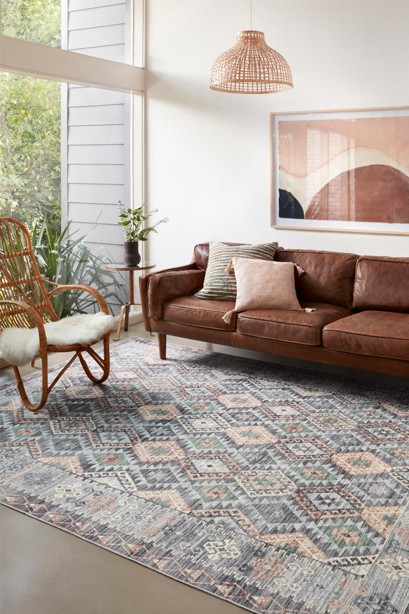 Alfombra Zion 01 Grey | Multi Loloi II (262X354)