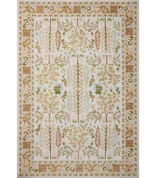 Alfombra Canopy 01 Cream Rifle Paper Co x Loloi (118X180)