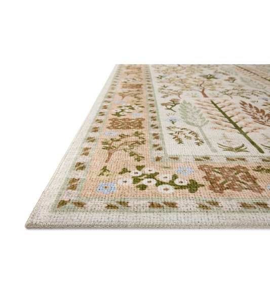 Alfombra Canopy 01 Cream Rifle Paper Co x Loloi  Pasillo (77X229)