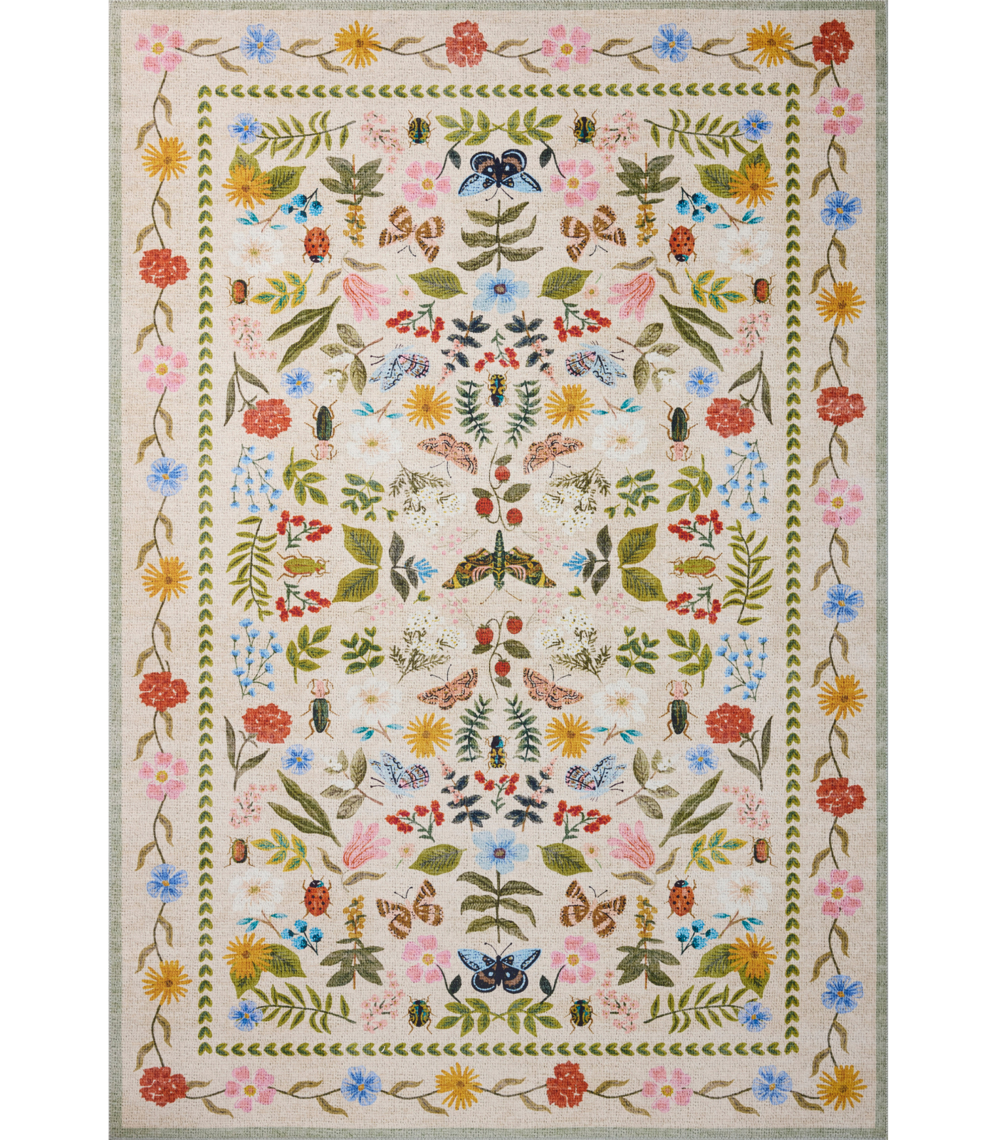 Alfombra Canopy 04 Cream Rifle Paper Co x Loloi (118X180)