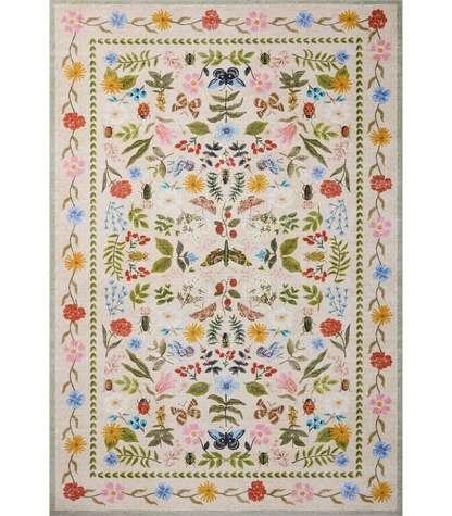 Alfombra Canopy 04 Cream Rifle Paper Co x Loloi (118X180)