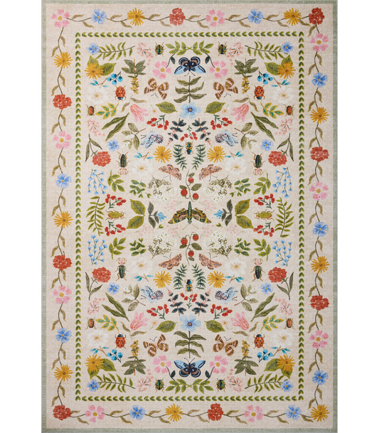 Alfombra Canopy 04 Cream Rifle Paper Co x Loloi (118X180)