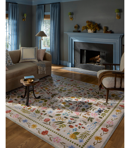 Alfombra Canopy 04 Cream Rifle Paper Co x Loloi (118X180)