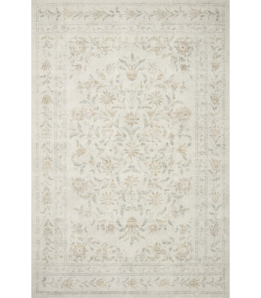 Alfombra Courtyard 01 Yellow Multi Rifle Paper Co. X Loloi (153X229)