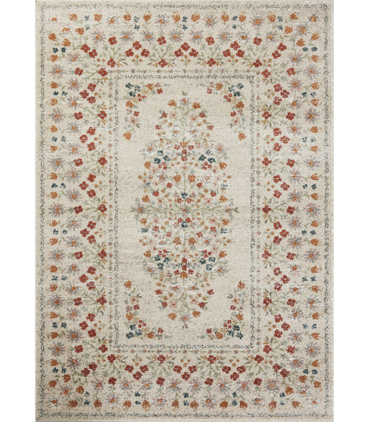 Alfombra Laurel 02 Eleanor Linen Rifle Paper Co. × Loloi (120X170)