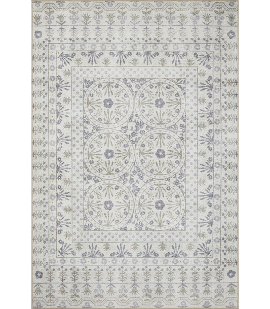 Alfombra Maison 03 Rosette Ivory Rifle Paper Co. × Loloi (256X354)