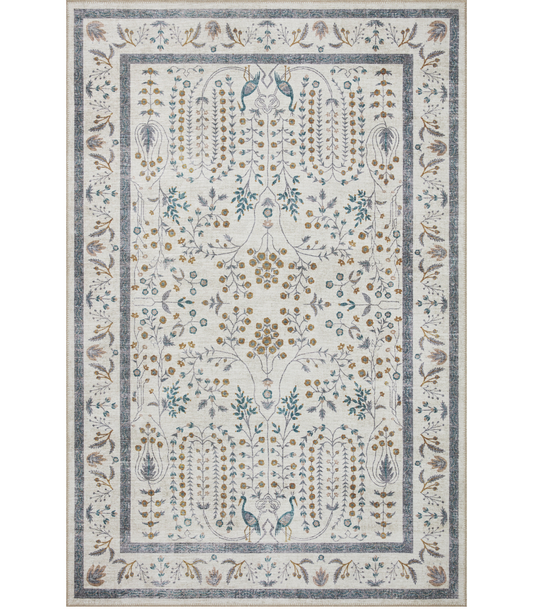 Alfombra Maison 05 Wisteria Cream Rifle Paper Co. × Loloi (229X290)