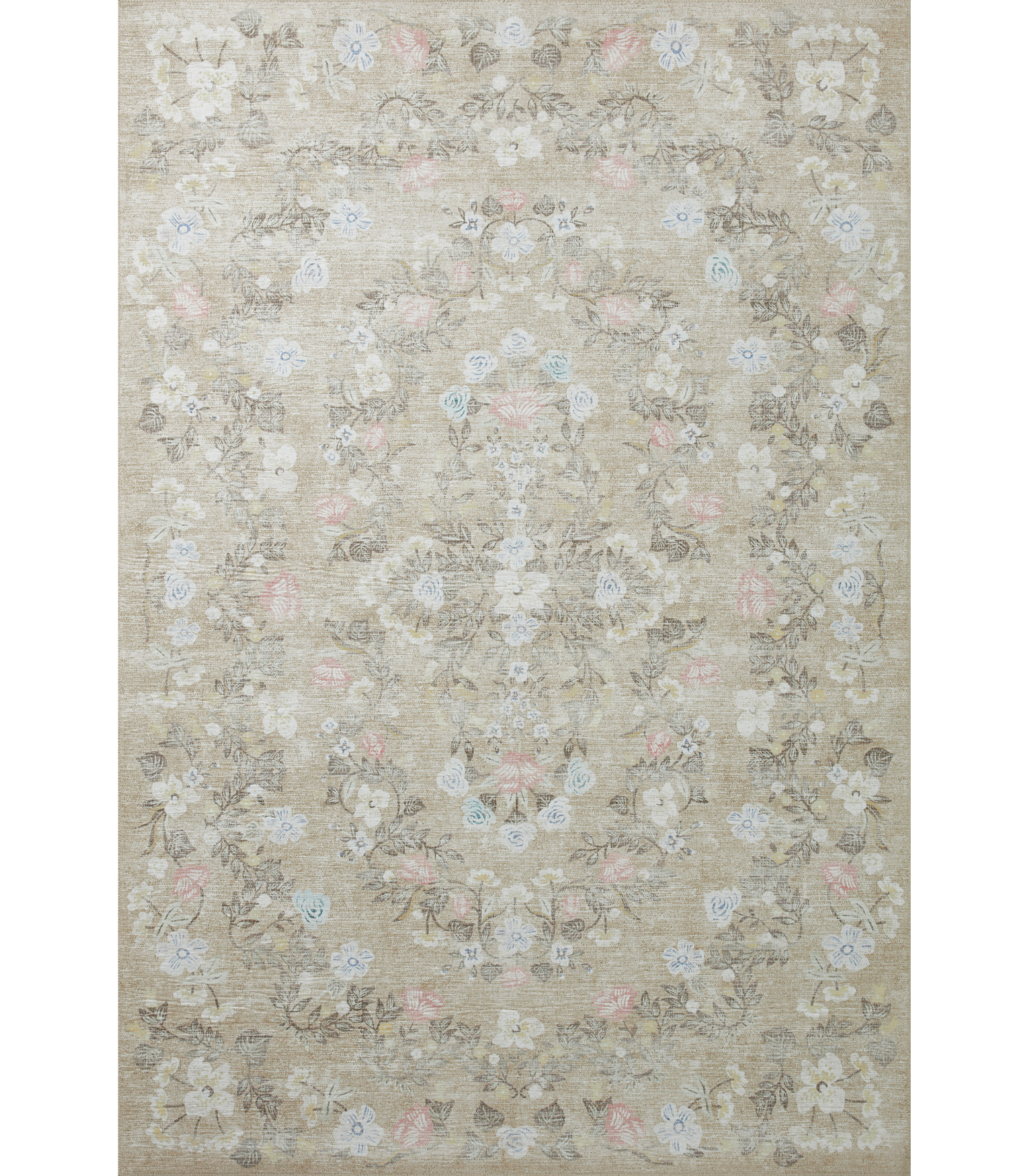 Alfombra Palais 05 Khaki Rifle Paper Co x Loloi (229X290)