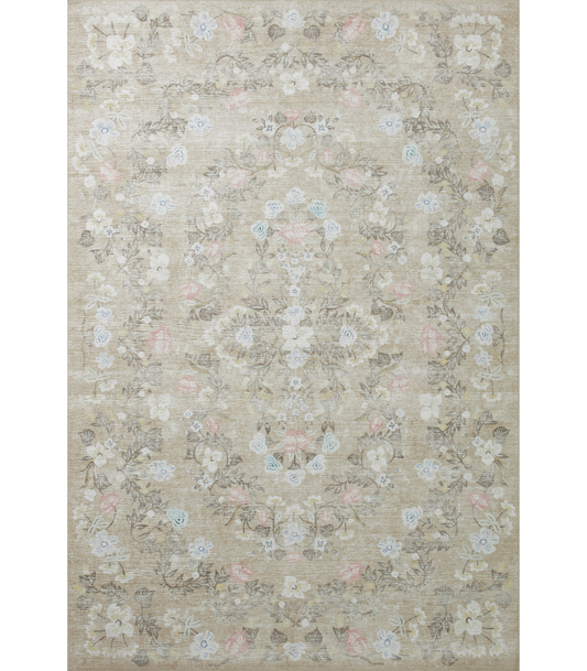 Alfombra Palais 05 Khaki Rifle Paper Co x Loloi (229X290)