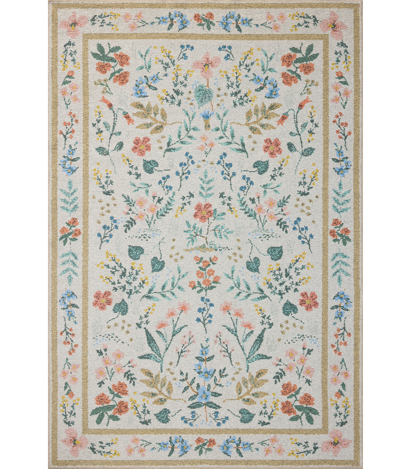 Alfombra Wildwood 01 Cream Rifle Paper Co x Loloi (229X290)