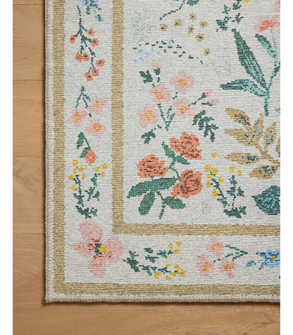 Alfombra Wildwood 01 Cream Rifle Paper Co x Loloi (229X290)