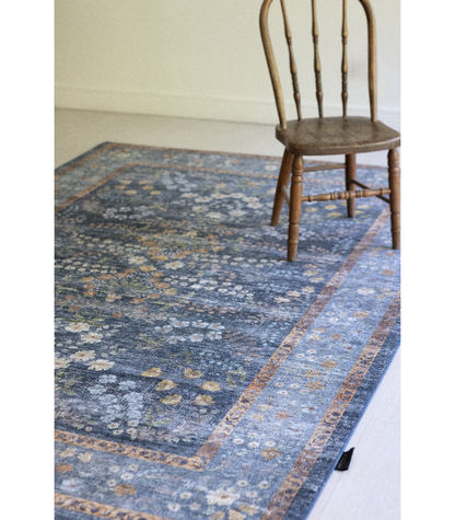 Alfombra Palais 04 Navy Rifle Paper Co × Loloi (229X290)